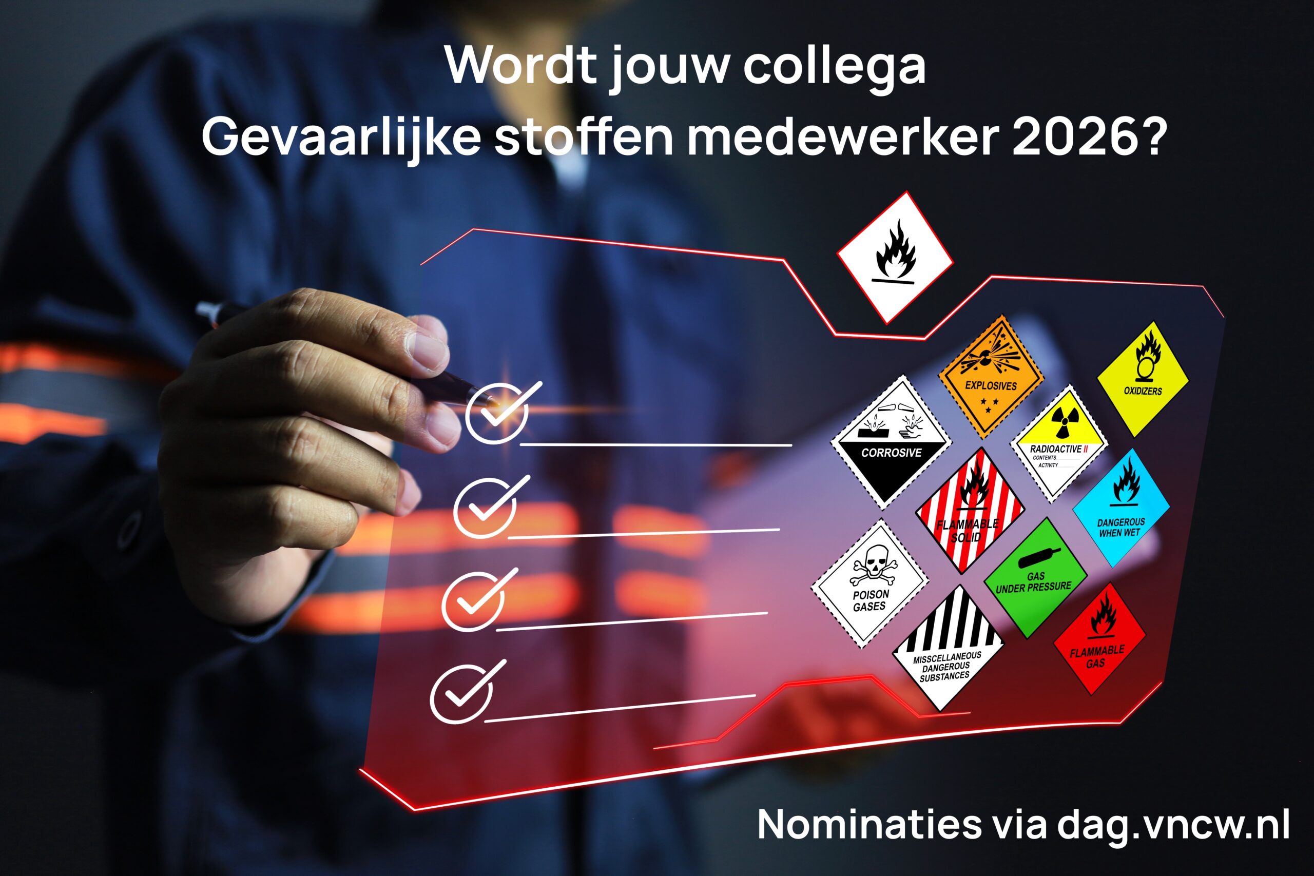 Nominaties geopend voor verkiezing ‘Gevaarlijke stoffen medewerker 2026’